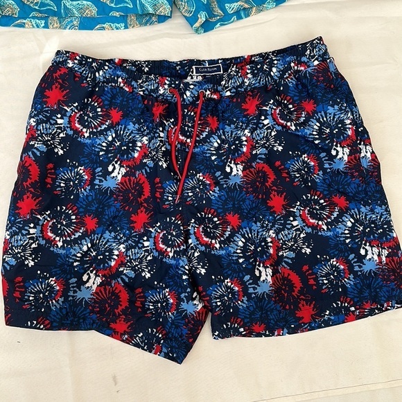 Club Room *TWO* XXL Design Swim Trunks - Picture 8 of 13